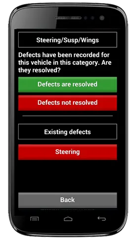 DeviceDefectReported Mobile - Defect View